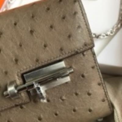 wholesale quality hermes verrou 17 ostrich etoupe phw